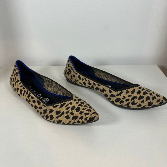 Rothy's The Point (Color: Leopard Print, Size: W8.5) - Picture 6 of 8